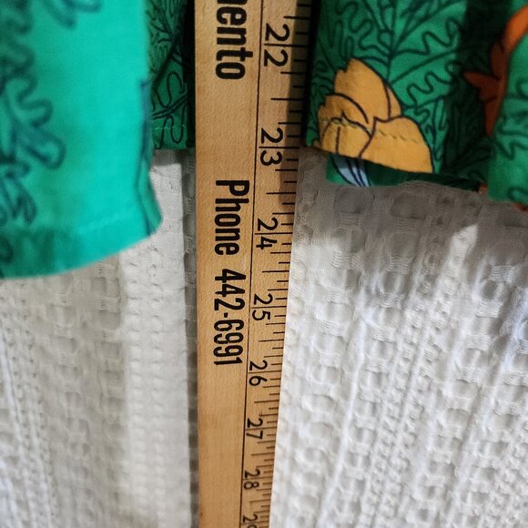 Anthropologie Vanessa x Virginia Green Poppy Pleated Blouse Size small - Picture 13 of 13